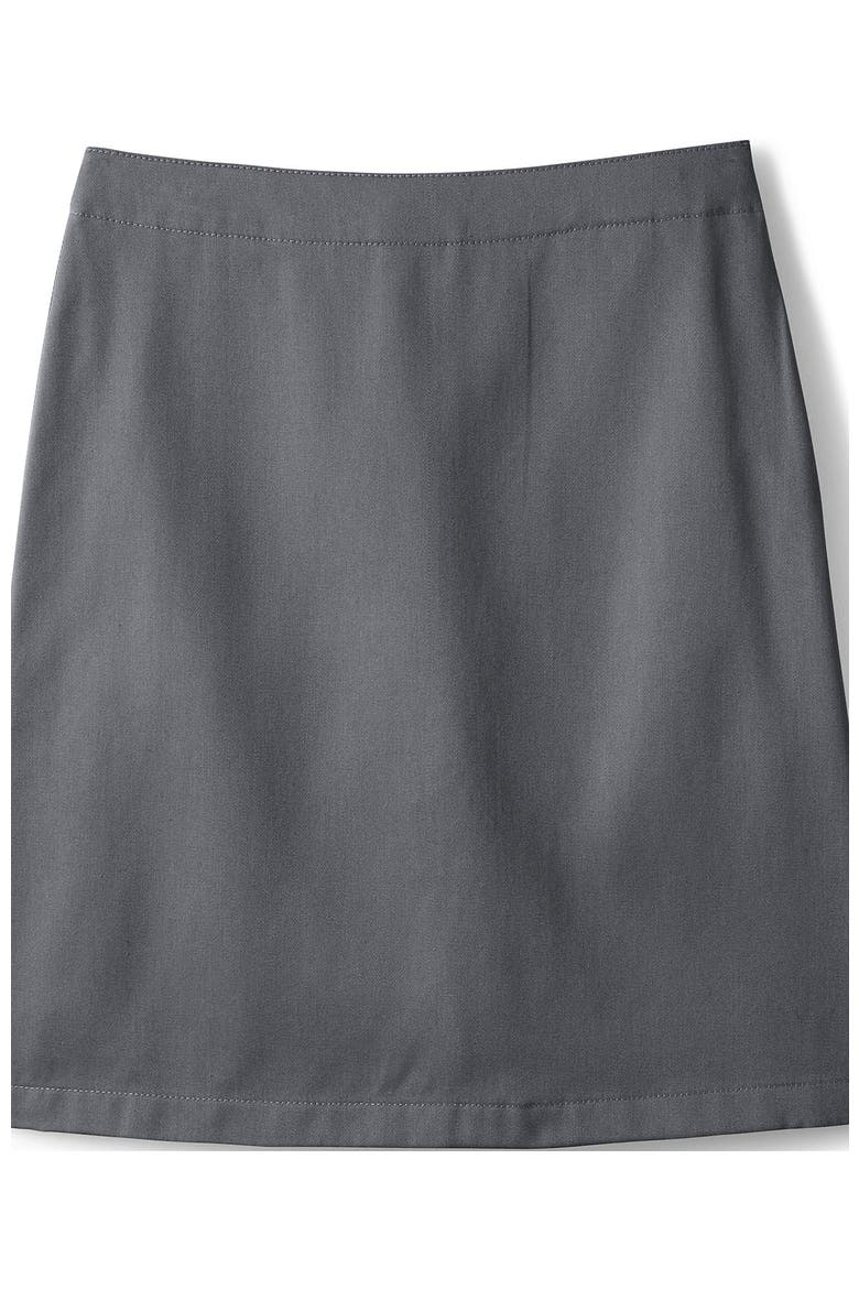 School Uniform Girls Blend Chino Skort Top of Knee, Alternate, color, Arctic Gray