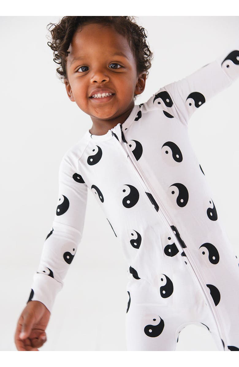 Charlie Lou Baby<sup>®</sup> Yin & Yang Convertible Romper, Alternate, color,
