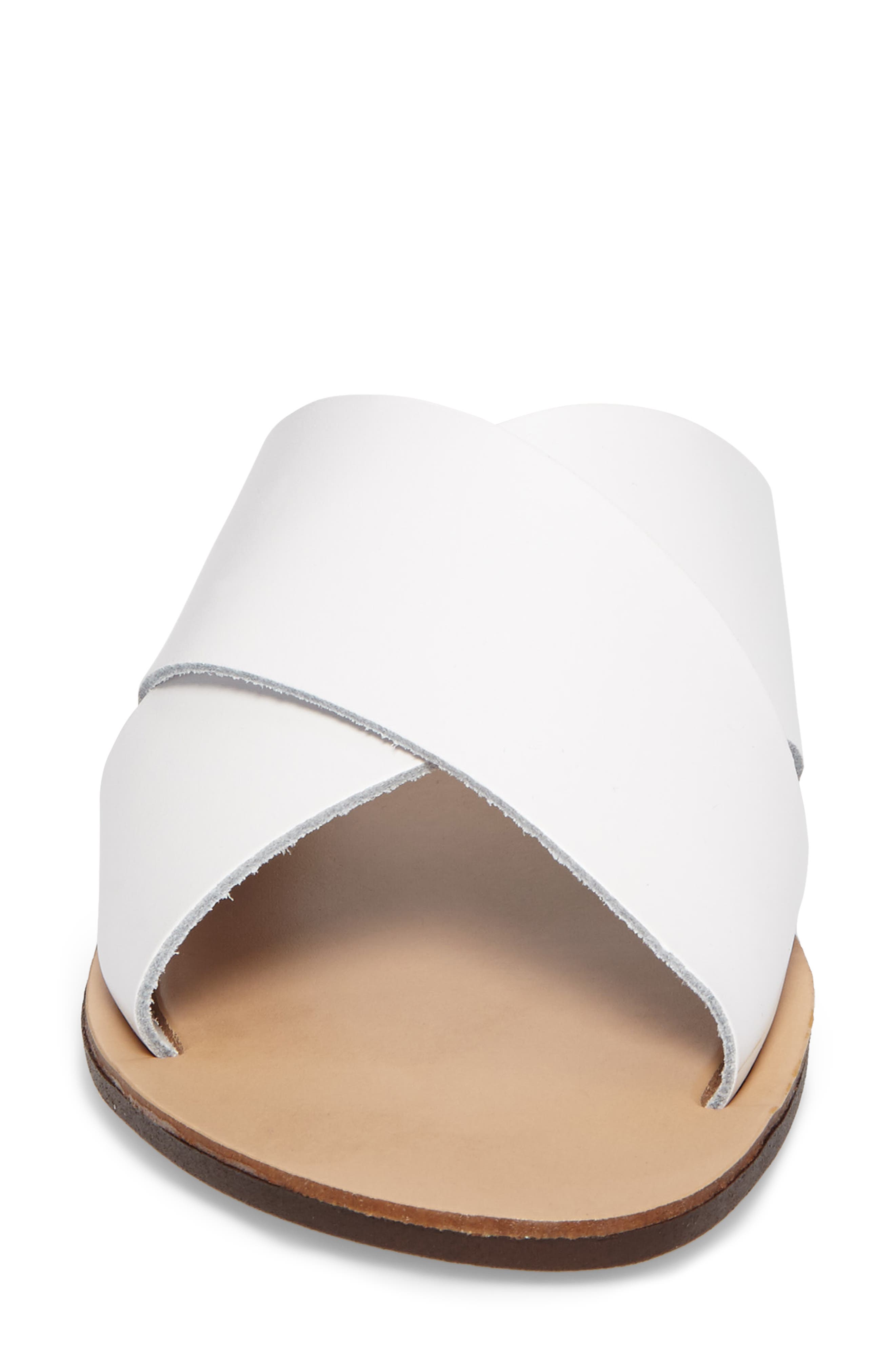 Holiday Cross Strap Sandal, Alternate, color, WHITE