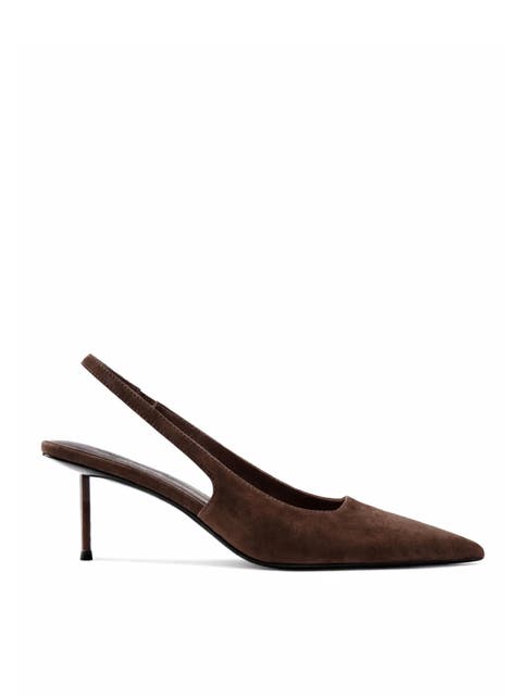 G55 Suede Slingback Pump