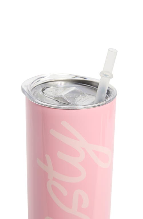Creative Brands Thirsty Skinny Tumbler In Pink