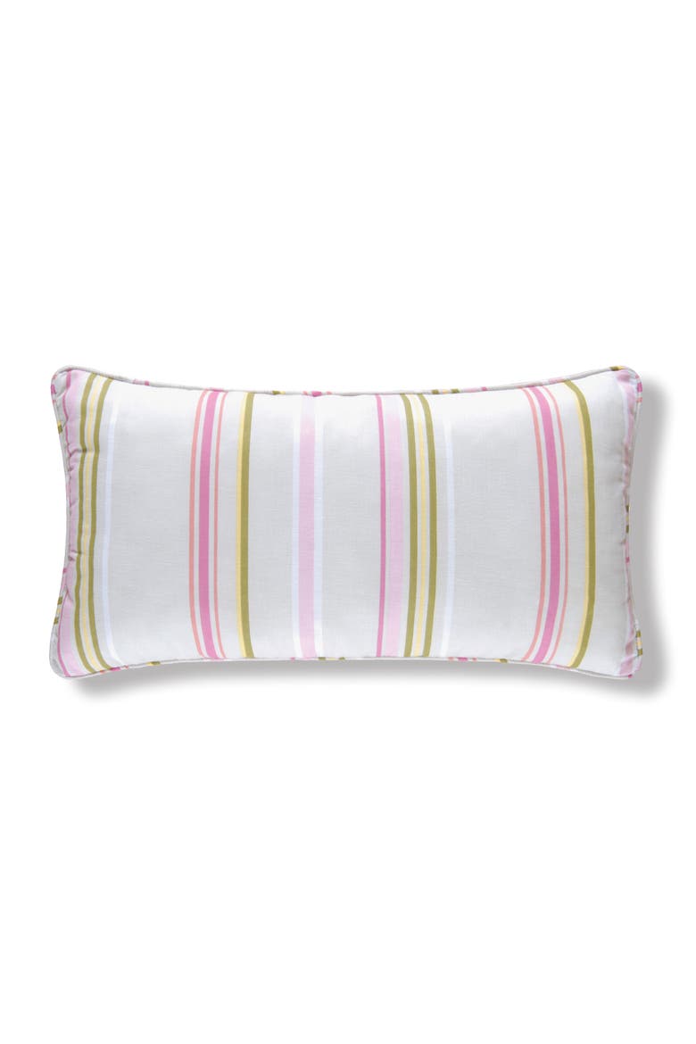 Liliann Lumbar Pieced Pillow, 12" x 24", Main, color, Gray