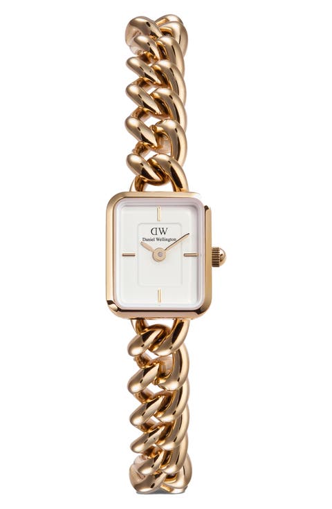 Jolie Chain Bracelet Watch, 15mm x 18mm