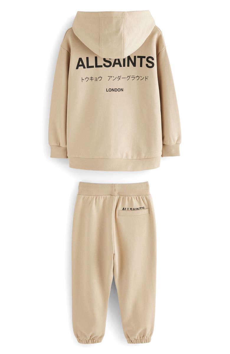 smALLSAINTS by ALLSAINTS Kids' Ungerground Oversize Hoodie & Sweatpants Set, Alternate, color, 