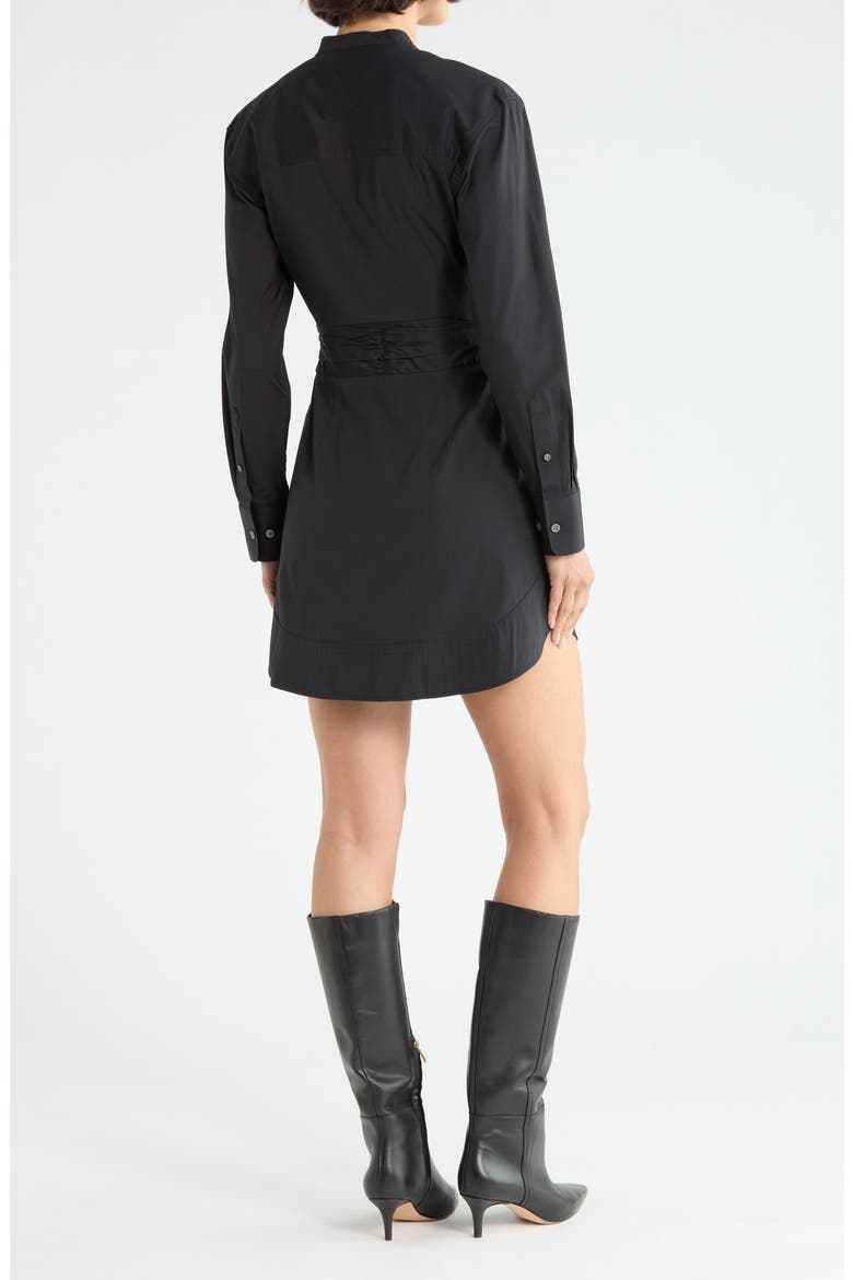 Ellers Twist Waist Shirtdress, Alternate, color, BLACK