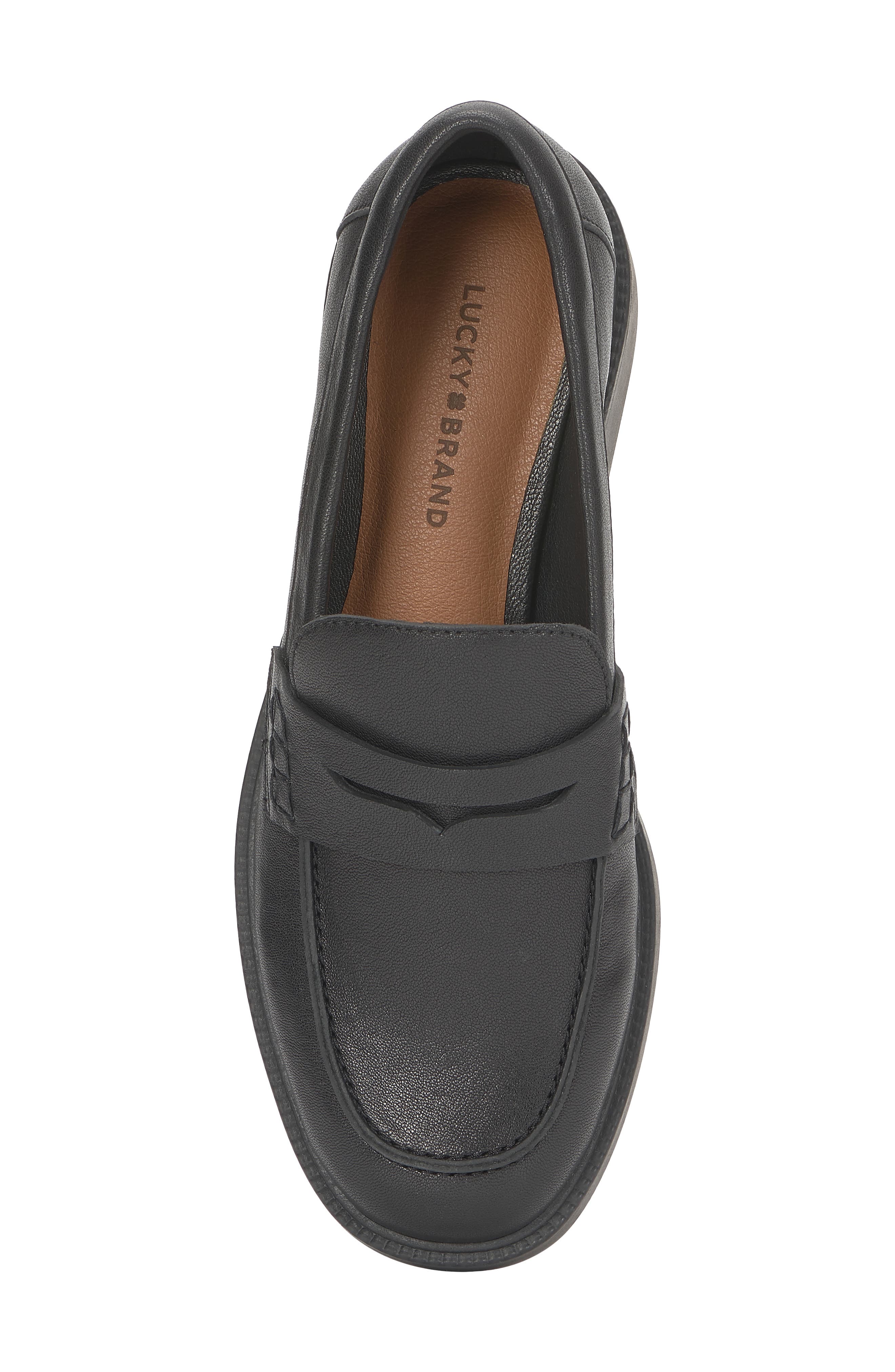 Shyloe Penny Loafer, Alternate, color, BLACK