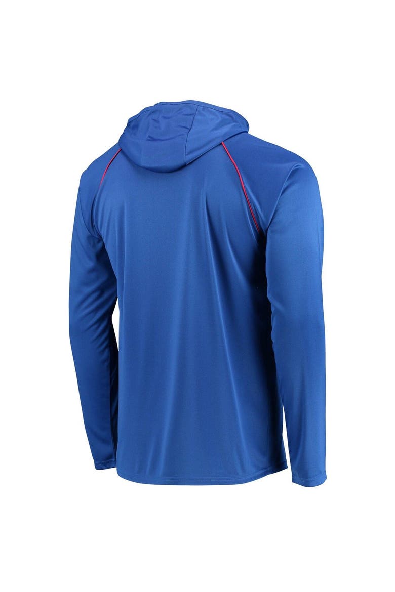 Men's Starter Royal Buffalo Bills Raglan Long Sleeve Hoodie T-Shirt, Alternate, color, Royal