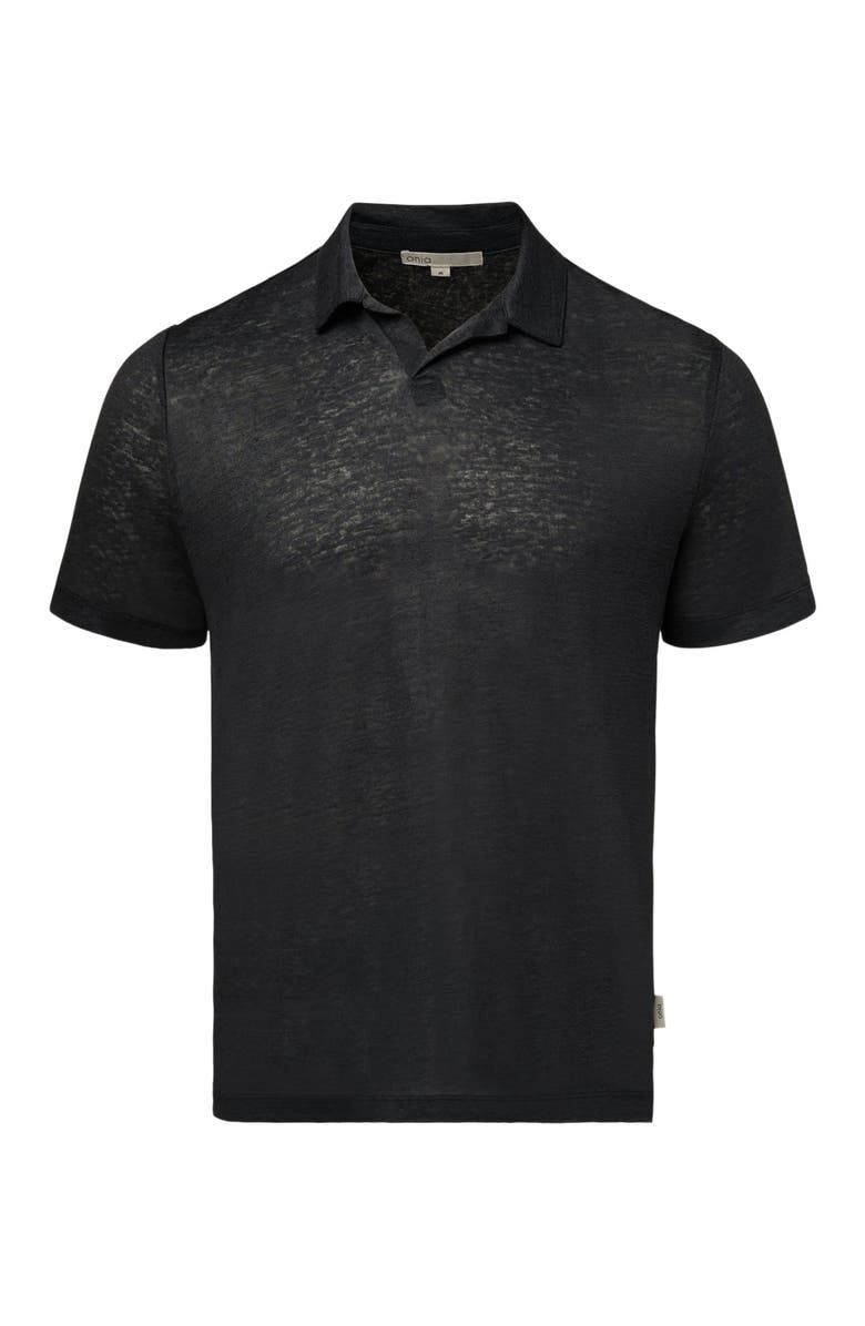Onia Shaun Linen Polo, Alternate, color,