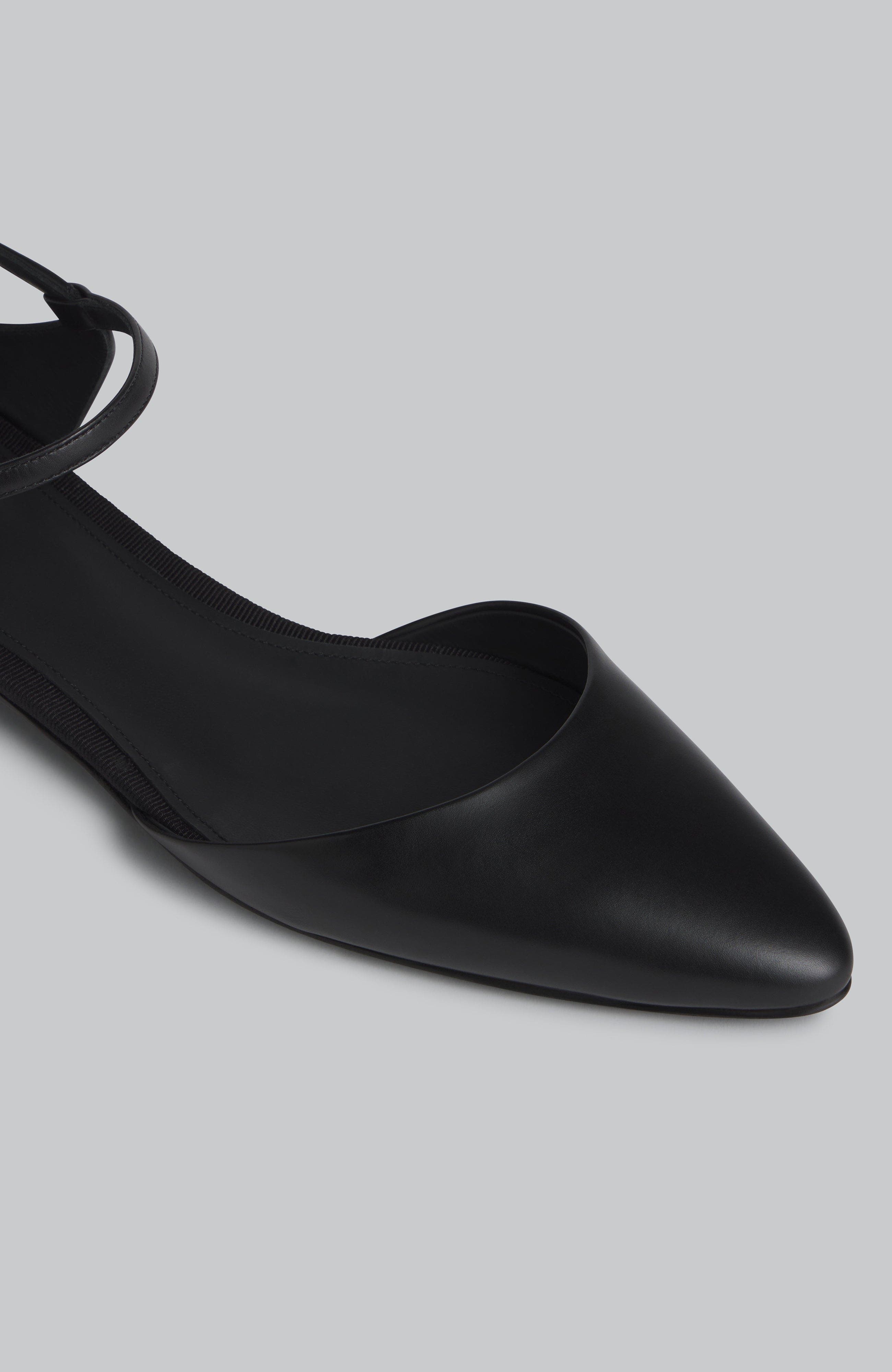 CO Slingback Pointed Toe Flat in Calfskin, Alternate, color, 