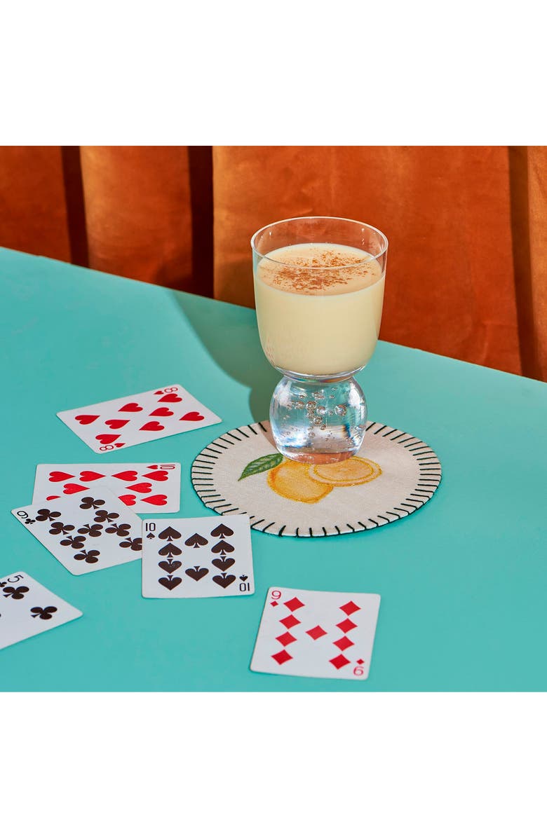 MISETTE Still Life 4-Pack Linen Coasters, Alternate, color, Multicolor