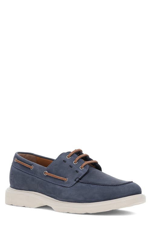 Frye Connor Boat Shoe In Indigo