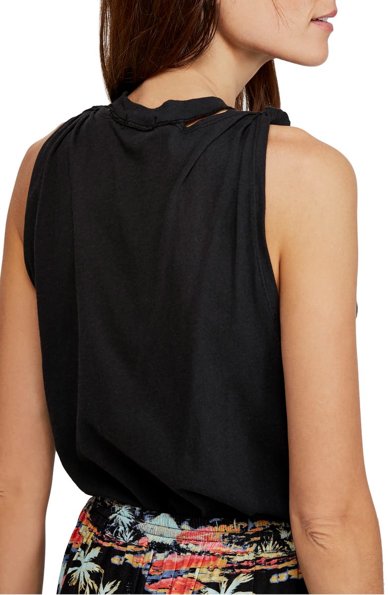 Free People The Twist Distressed Tank, Alternate, color, 
