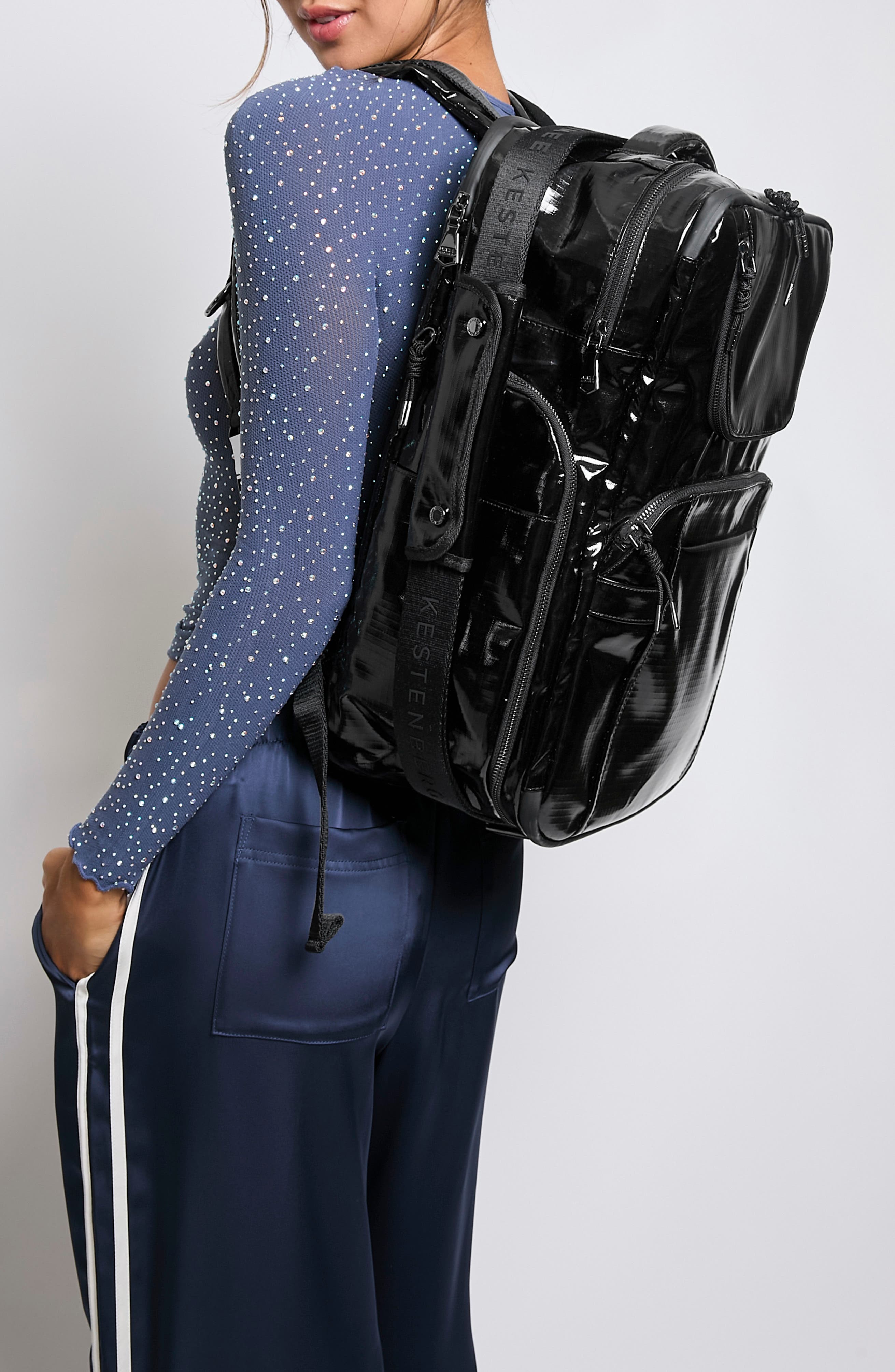 Dakota Travel Backpack, Alternate, color, BLACK RIPSTOP NYLON