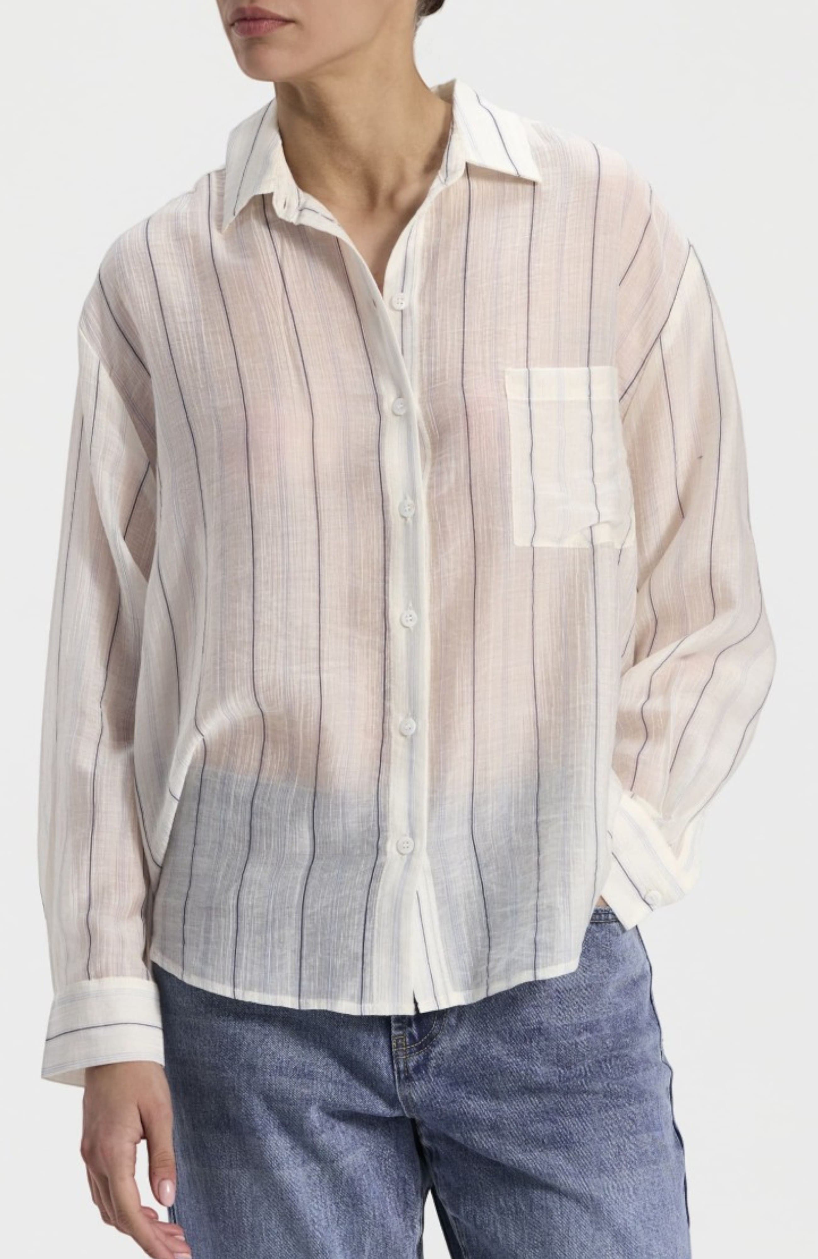 selected White-Blue Stripes