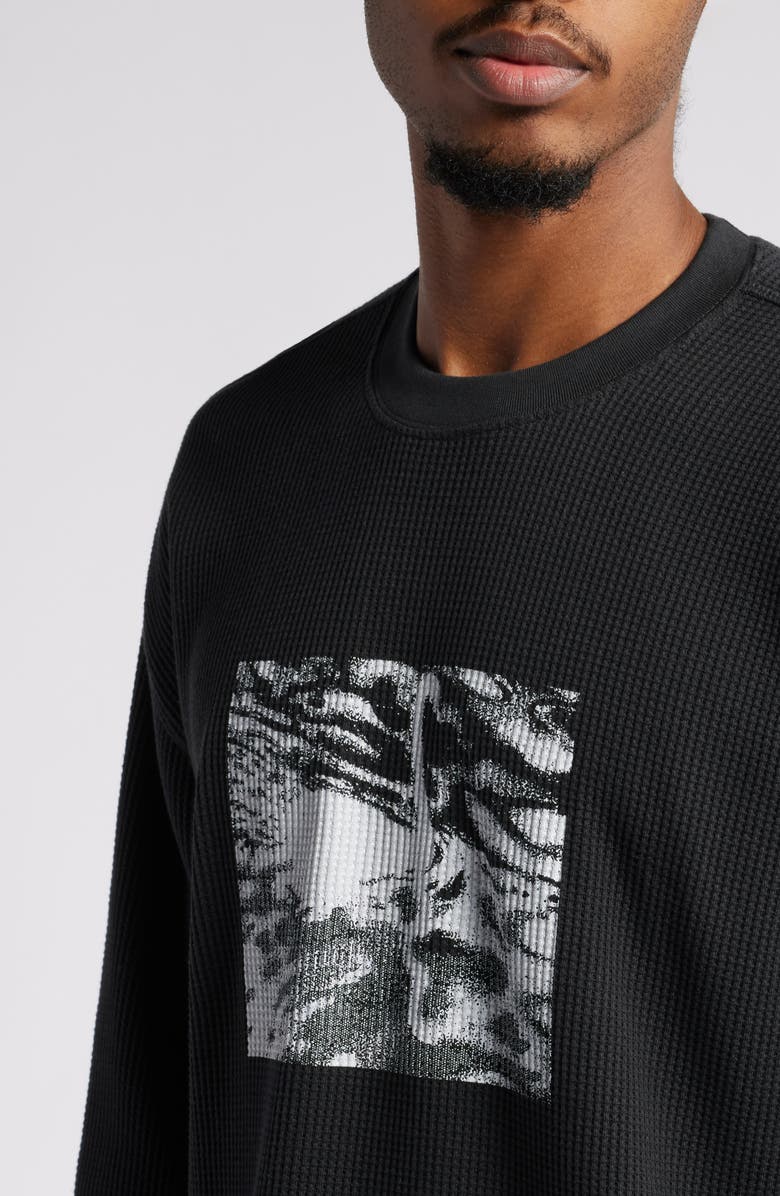 Obey Pressure Long Sleeve Thermal Graphic T-Shirt, Alternate, color,