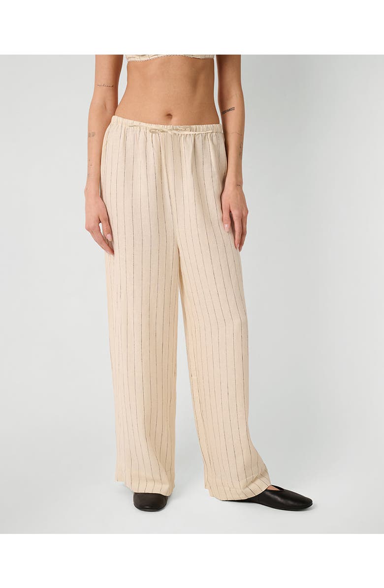 WeWoreWhat Tie Waist Pant, Main, color, 