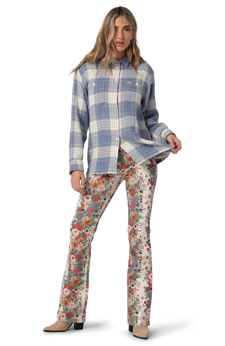 Wrangler Tapestry Plaid Cotton Overshirt, Alternate, color, 