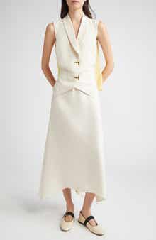 Stine Goya Tailored Handkerchief Hem Dress