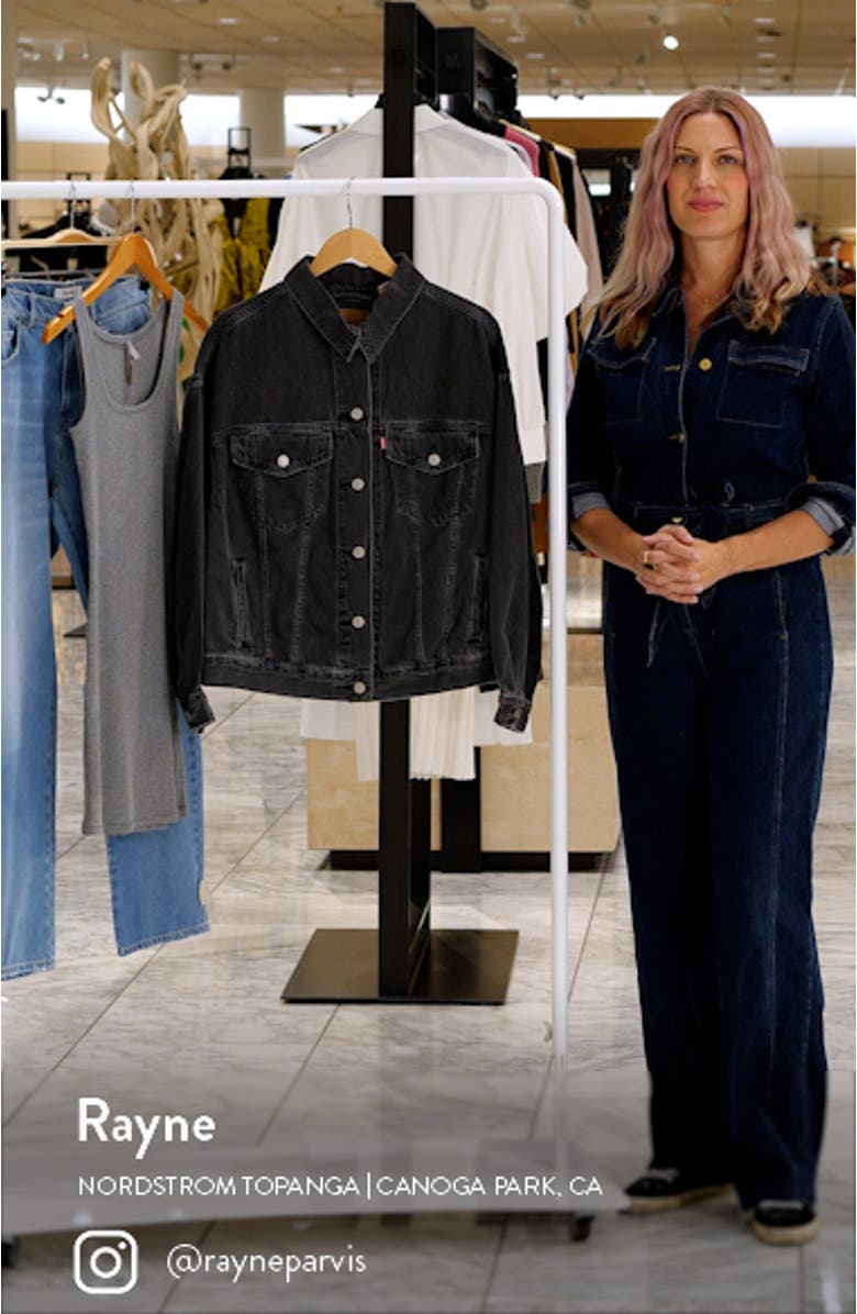 '90s Denim Trucker Jacket, sales video thumbnail