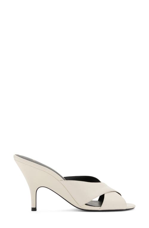 Mango Slide Sandal In White