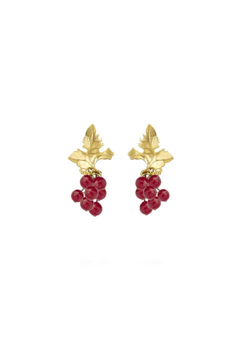 Siena Grape Drop Earrings