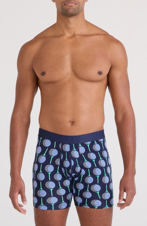 Saxx Droptemp™ Cooling Cotton Boxer Briefs In Blue