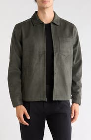 Vintage 1946 Faux Suede Full Zip Jacket