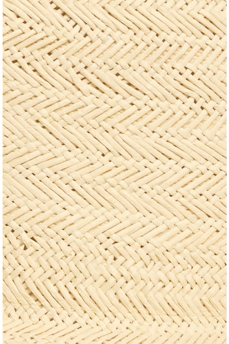 Herringbone Weave Panama Hat, Alternate, color, OFF WHITE