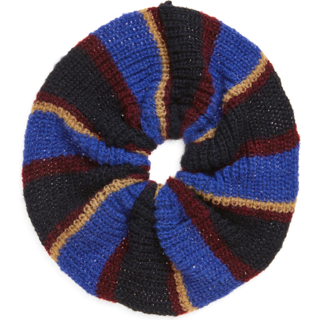 Damson Madder Knit Scrunchie In Multi