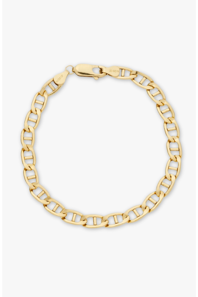 Tina Mariner 14k Gold Filled Bracelet, Main, color, Gold