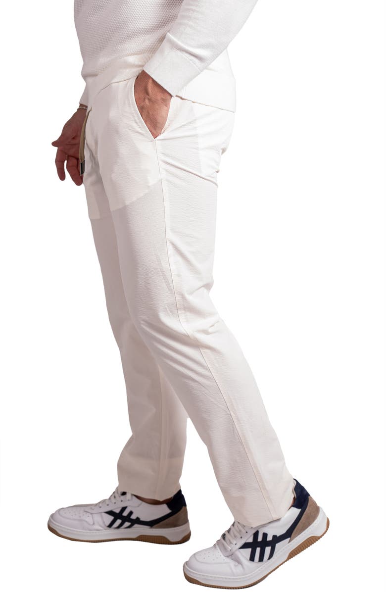 Maceoo Resistance1031off White Drawstring Pants, Alternate, color, White