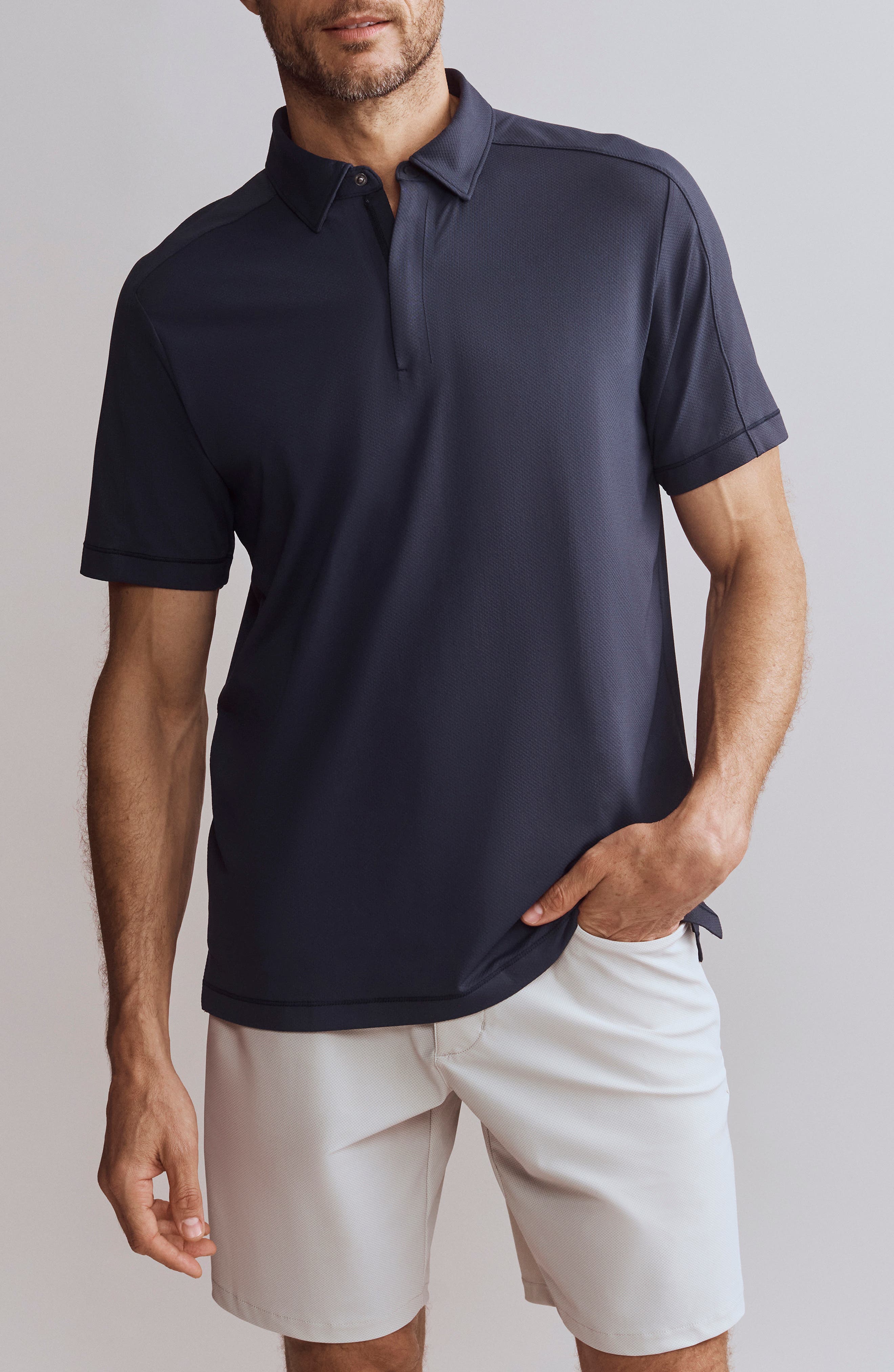 Rhone Momentum Quarter Zip Polo