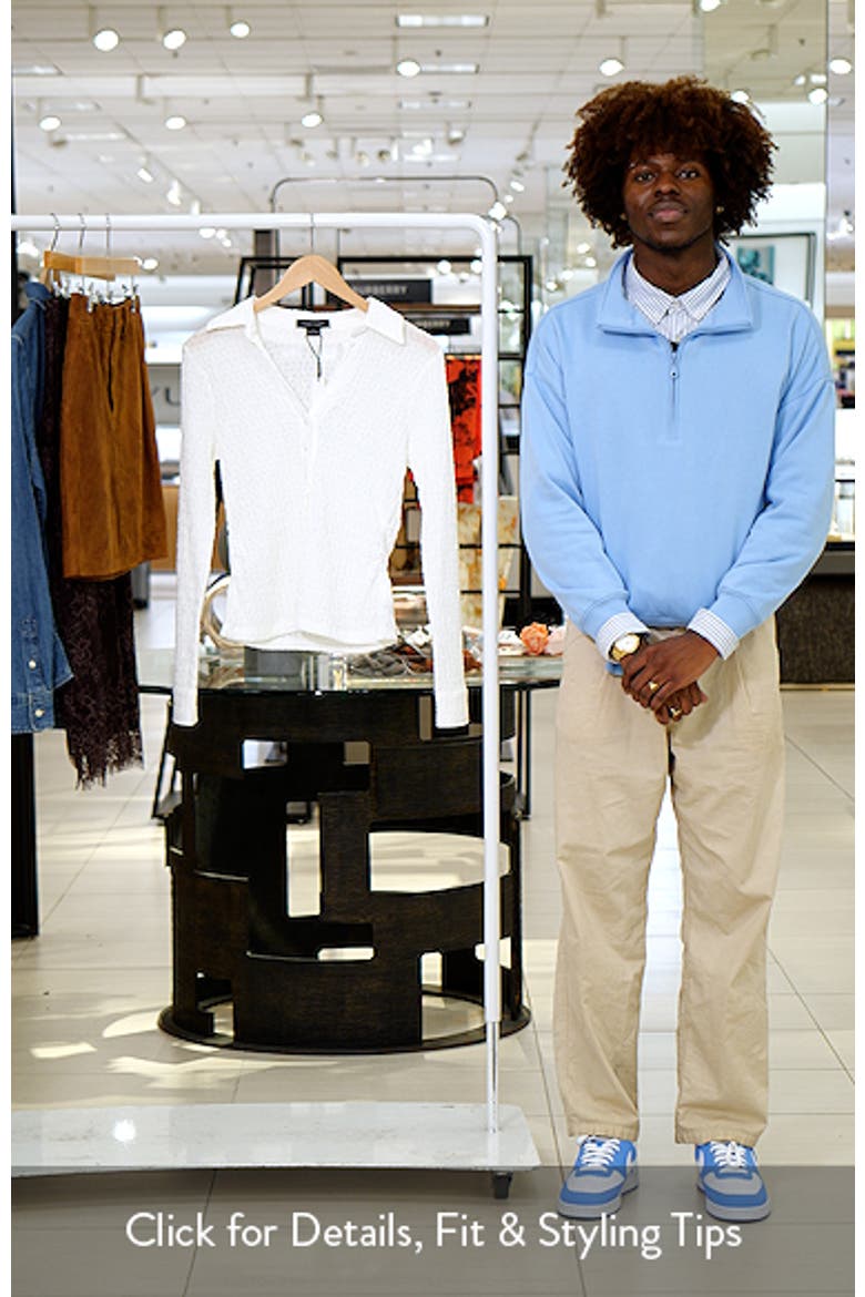 Juno Textured Button-Up Top video