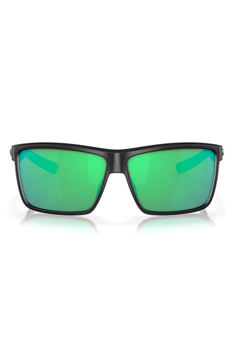 Rinconcito 60mm Polarized Rectangular Sunglasses