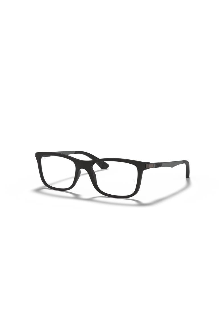46mm Square optical glasses, Main, color, Black/ Grey