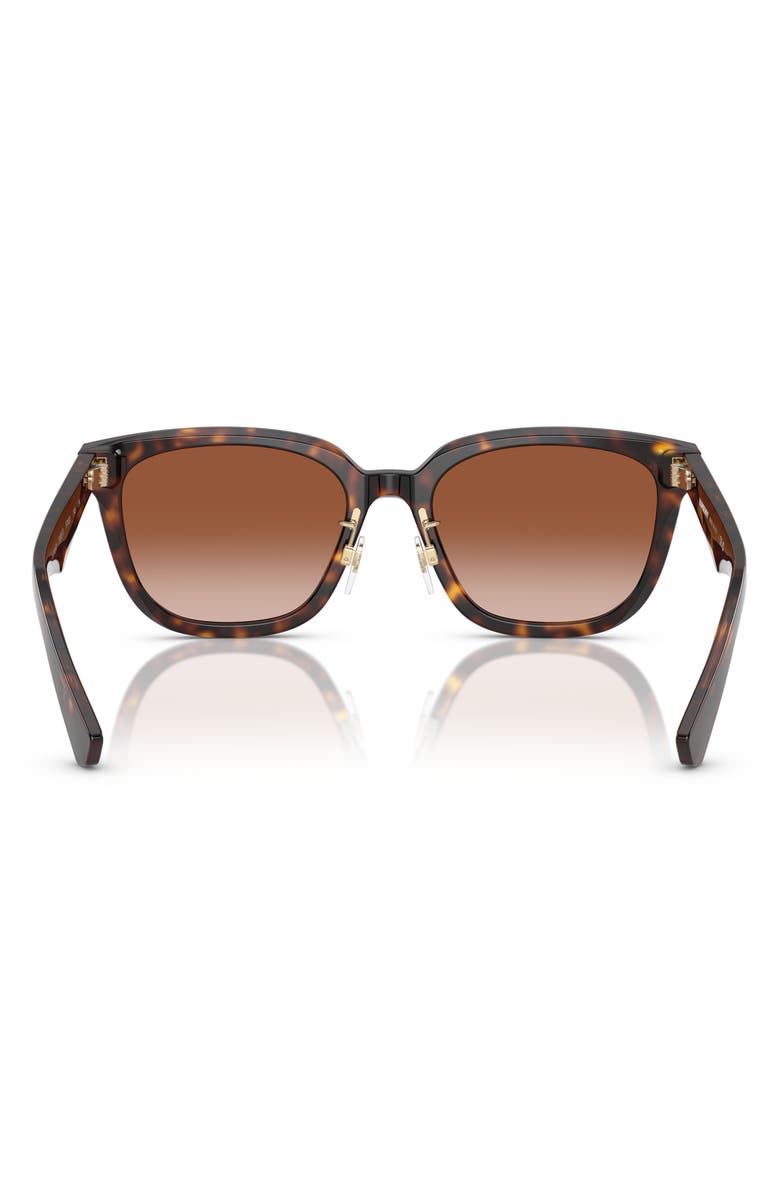 Burberry 57mm Square Sunglasses, Alternate, color, Dark Havana