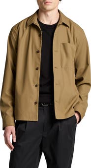 Vince Bluff Button-Up Overshirt