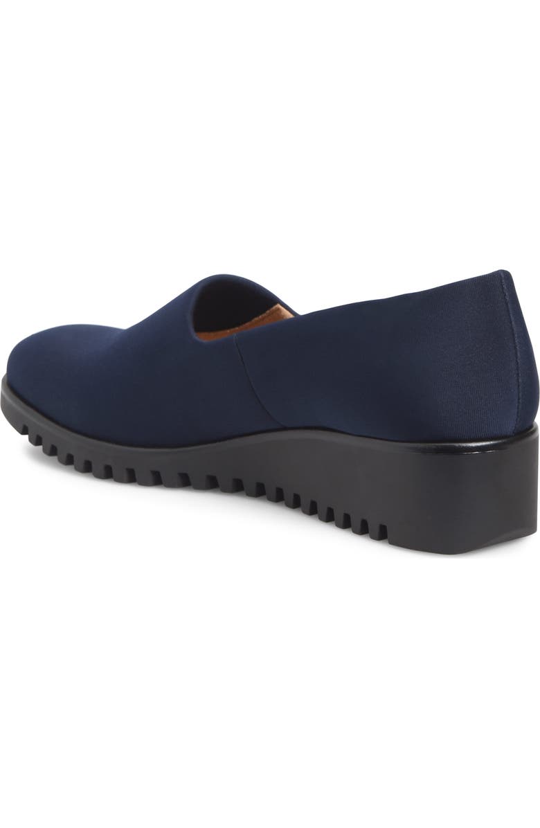 Comfortiva Dana Platform Wedge Slip-On, Alternate, color, Sky Navy