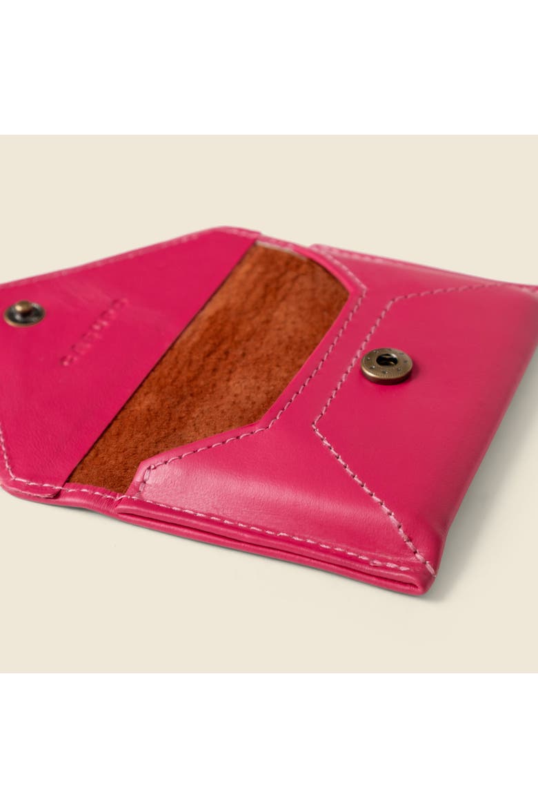 Mini Envelope Wallet with RFID Protection, Alternate, color, Raspberry