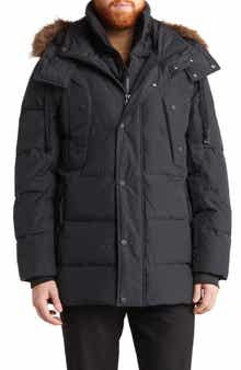 Andrew Marc Gattaca Faux Fur Trim Parka