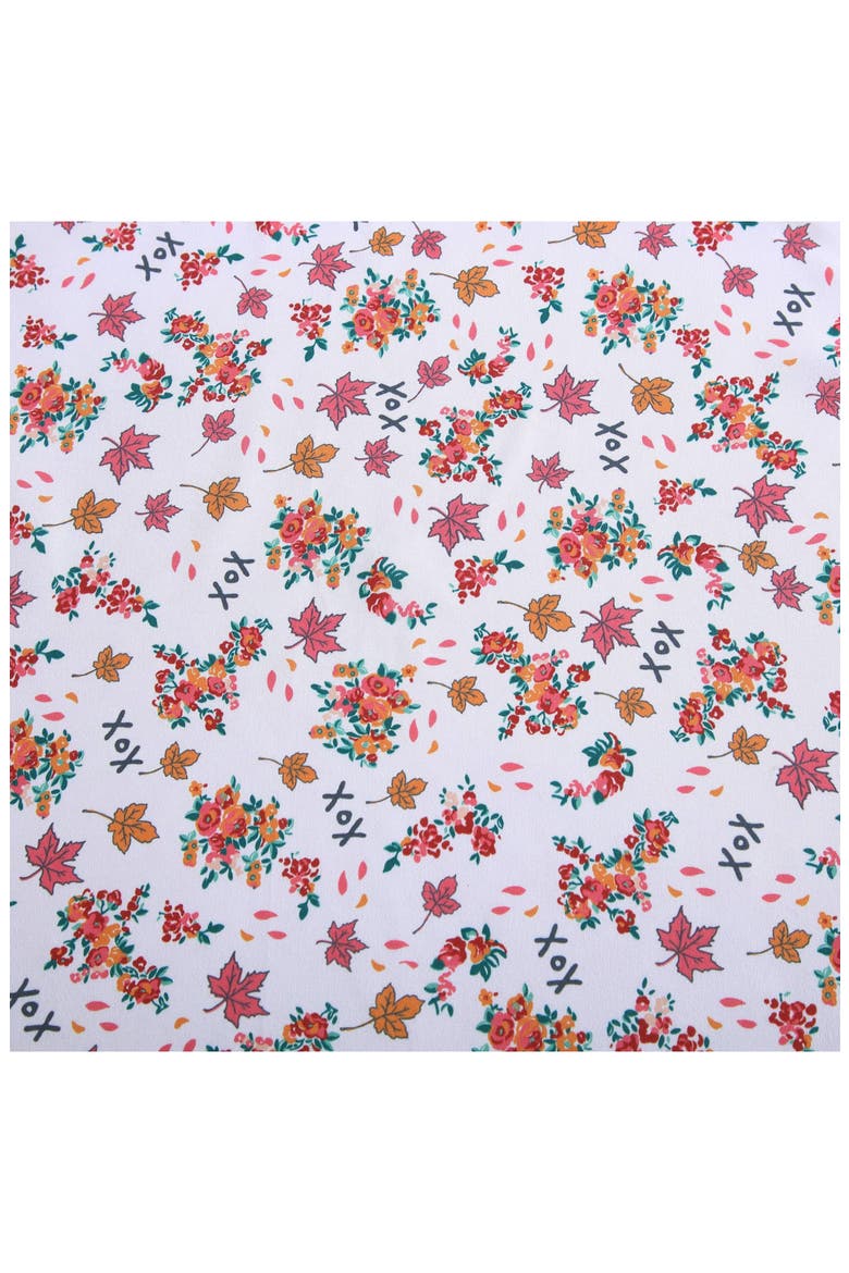 Fall Foliage Sheet Set, Alternate, color, PINK