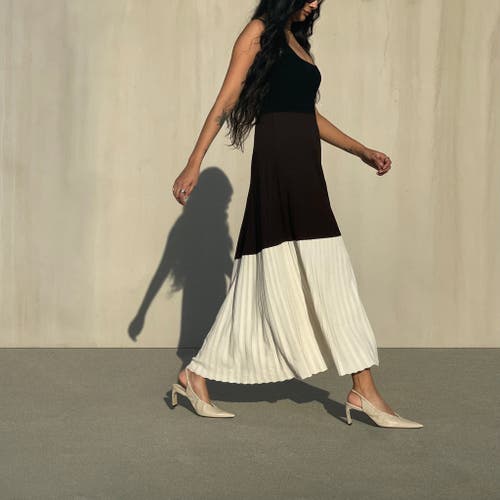 Neil J. Rodgers Kristy Slingback In Crème Nappa