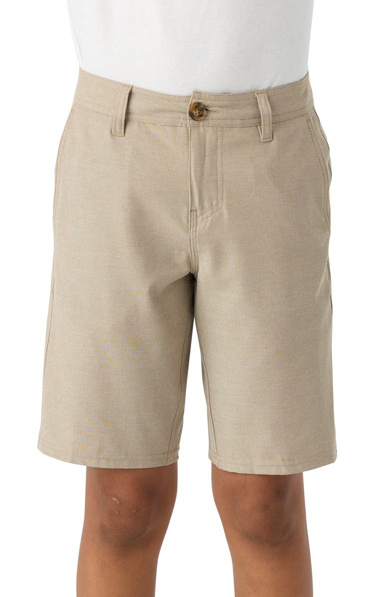 O'Neill Kids' Reserve Water Repellent Shorts, Main, color, Dark Khaki