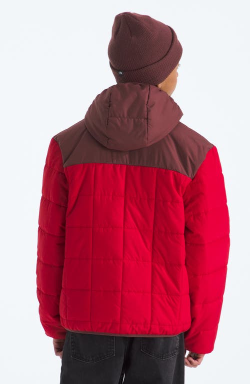 The North Face Kids' Shasta Water Repellent Reversible Hooded Jacket In Red
