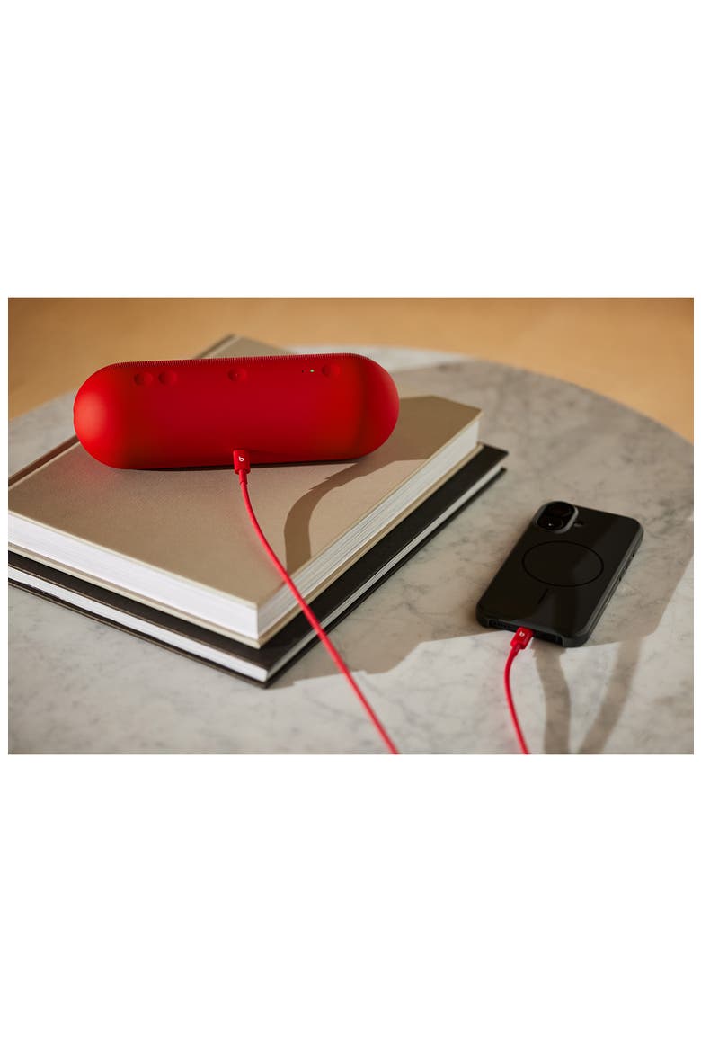 USB-C to USB-C Woven Cable, Alternate, color, RAPID RED