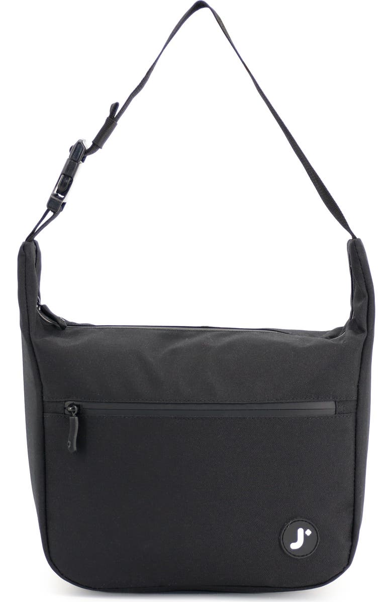 J World Lane Insulated Lunch Bag with Adjustable Clip-Strap, Alternate, color, Black