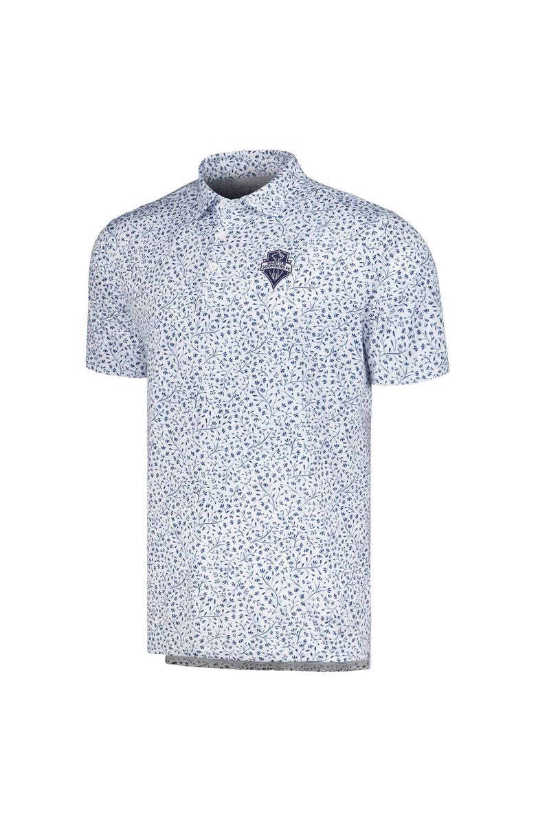 ANTIGUA Men's Antigua White Seattle Sounders FC Motion Polo, Alternate, color,