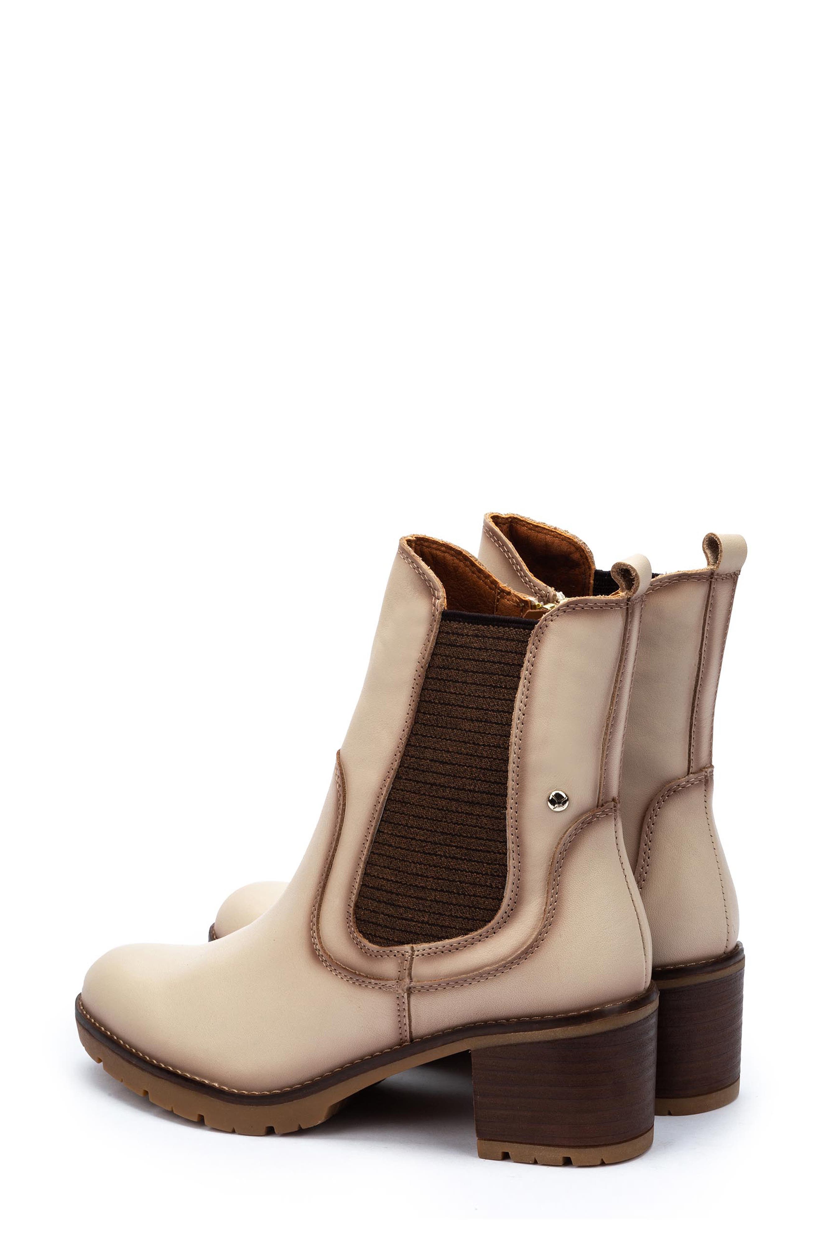 Lanes Leather Boot, Alternate, color, MARFIL