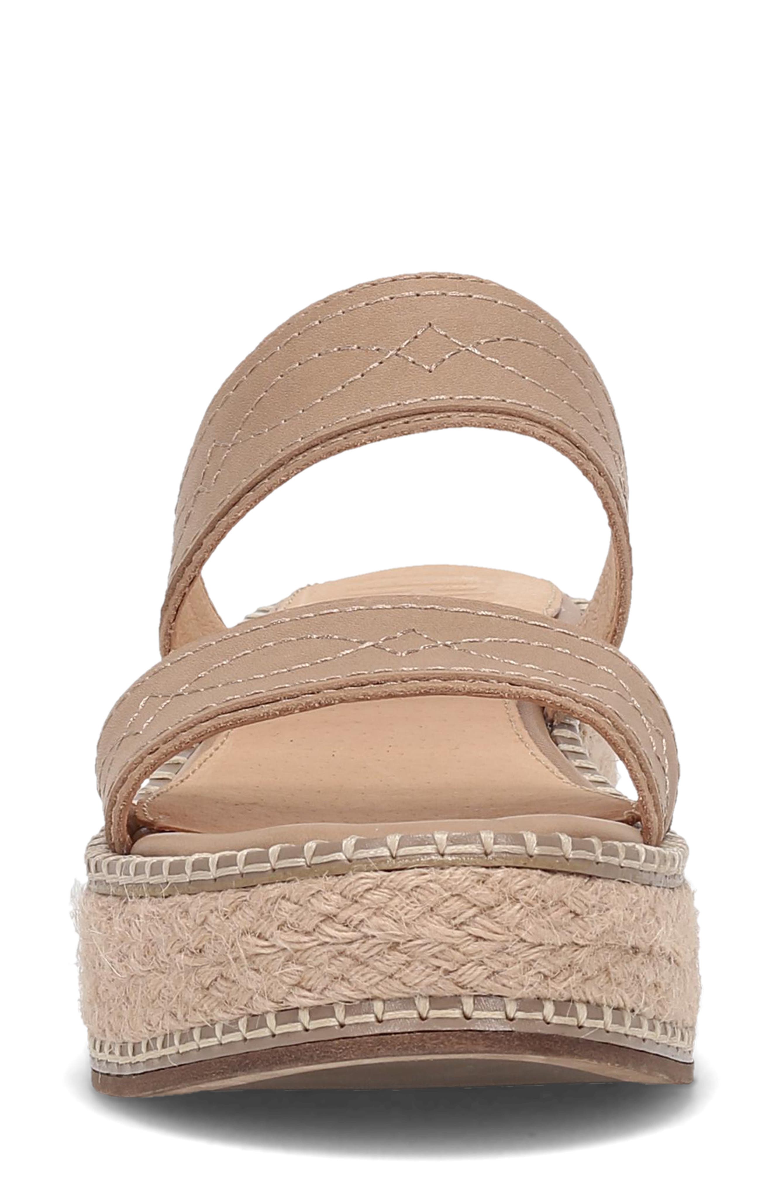 Frye Joy Platform Wedge Sandal, Alternate, color, Clay