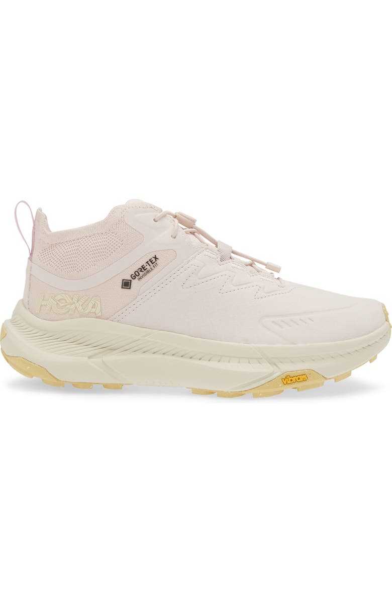 HOKA Transport Chukka Gore-Tex<sup>®</sup> Waterproof Running Shoe, Alternate, color, Cosmic Pearl / Oat Milk
